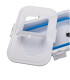 Cesta/cubo plegable con tapa y escotilla 13L 39,5x26cm