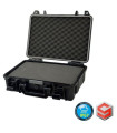 Maletin caja estanca 361x289x120 c/foam 9"