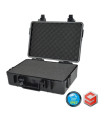 Maletin caja estanca 390X285X120 c/foam 12"