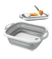 copia di Cesta/cubo plegable con tapa y escotilla 13L 39,5x26cm
