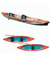Ocean Kayak hinchable Typhon tandem 4.40 metros