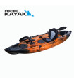 Fisher Kayak Angler 10 Pro - 2.97m Orange Black Mix