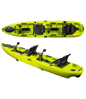 Fisher Kayak Falcon Tandem D14 | Kayak Doble a Pedales de Pesca
