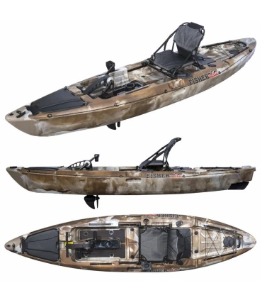 Fisher Kayak Falcon H12 | Kayak de Pesca a Pedales con Hélice