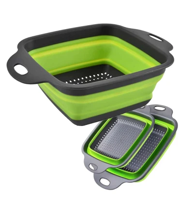 copia di copia di copia di copia di Cesta/cubo plegable con tapa y escotilla 13L 39,5x26cm