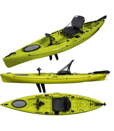 Kayak E-Force 12 con Pedales de Aletas K3 | Kayak de Pesca