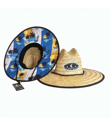 Sombrero Ocean Straw Hollow Canary Fish Adulto T58 | Protección UPF 50+