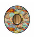 Sombrero Ocean Straw Hollow Surf Popurri Adulto T58 | Protección UPF 50+