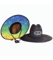 Sombrero Ocean Straw Mahi Mat Black Adulto T58