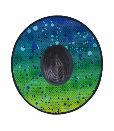 Sombrero Ocean Straw Mahi Mat Black Adulto T58 | Protección UPF 50+