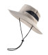 Sombrero Ocean Angler Beige UPF 45 Protección Solar Pesca y Outdoor