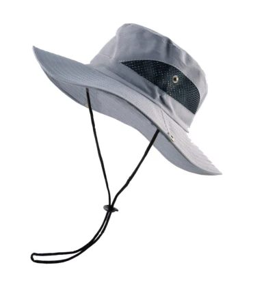 Sombrero Ocean Angler Gris UPF 45 Protección Solar Pesca y Outdoor