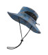 Sombrero Ocean Angler Gyotaku Blue UPF 45 Protección Solar Outdoor