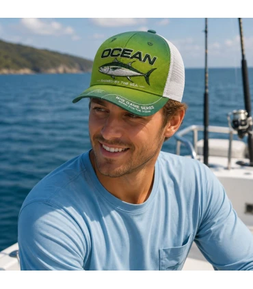 Gorra Trucker Ocean Mahi Mahi Transpirable Ajustable