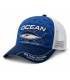 Gorra Trucker Ocean Blue Wave Transpirable Ajustable