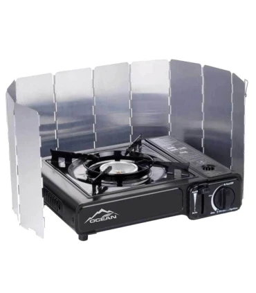 Protector de Viento Plegable 10 Pliegues | Cocina Camper y 4x4