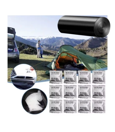 Kit 12 Bolsas y 12 Secantes para WC Seco | Camper y 4x4
