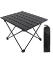 Mesa plegable acero y plástico 56x40,5x40,5cm