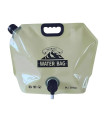 Garrafa bolsa plegable para agua con tapon y grifo 8L