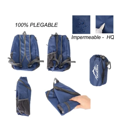 Mochila Plegable Ocean 25L Nylon Waterproof | Distrimar