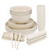 Kopie von Juego vajilla 6 piezas polipropileno (PP) Beige
