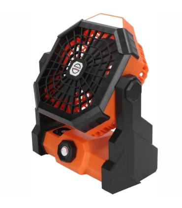 Ventilador con luz MAXPRO recargable USB para camping