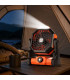 Ventilador con luz MAXPRO recargable USB para camping