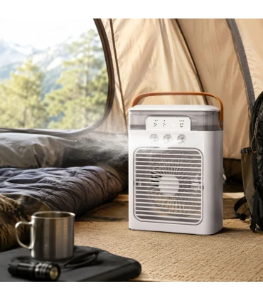 Ventilador Humidificador Micron 400ml USB |Distrimar