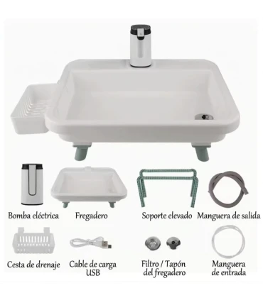 copia di copia di copia di Cesta/cubo plegable con tapa y escotilla 13L 39,5x26cm