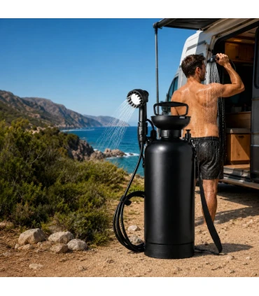 Ducha Portátil a Presión 8 Litros para Exterior | Distrimar