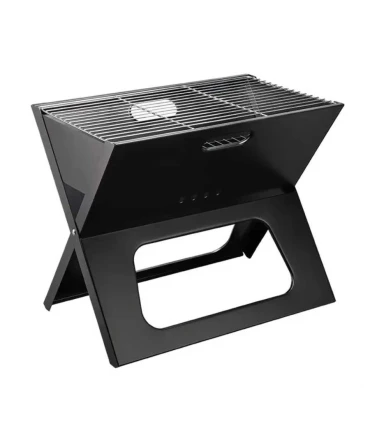 Barbacoa Portátil Plegable Hierro 48x30x40cm | Campemar