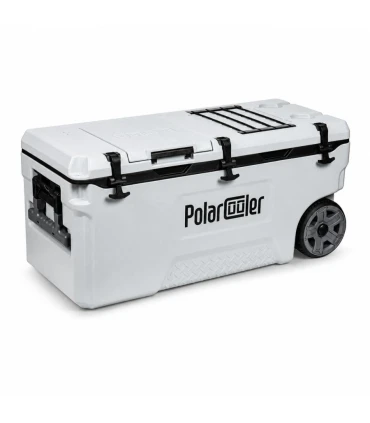 Nevera Rígida Polar Cooler Roller Elite 100L Gris | Distrimar