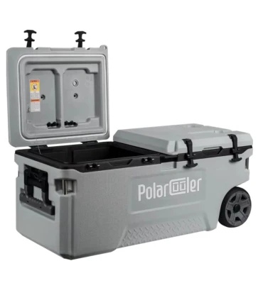 Nevera Rígida Polar Cooler Roller Elite 120L Gris | Distrimar