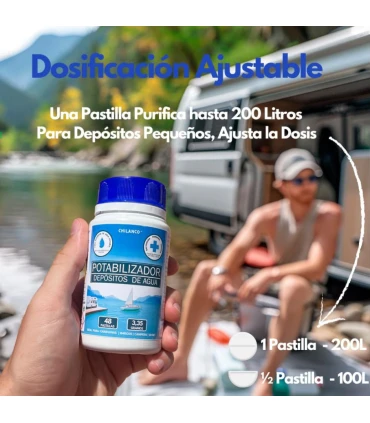 Pastillas Potabilizadoras Agua Chilanco 48 Ud