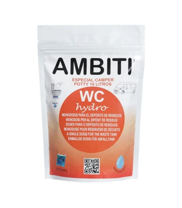 Aditivo WC Químico Ambiti Hydro 10g 20 Monodosis | Campemar
