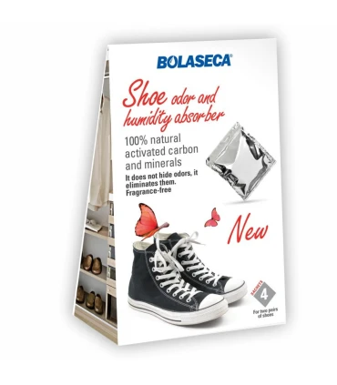 Absorbe Olor y Humedad Calzado Bolaseca 4 uds | Carbón Activo